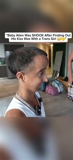 “Baby Alien Was SHOOK After Finding Out His Kiss Was With a Trans Girl 😳🫢” #views #viral