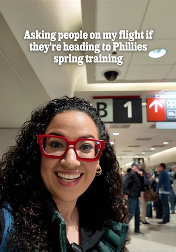 It's tiiiiiiiime! ⚾ Ariane is joining our sports reporters and photographers in Clearwater, Fla. for Phillies spring training. But first...she's got to get on the flight! So who ended up on that flight with her? 👀 Follow along for behind the scenes content from BayCare Ballpark. And let Ariane know what her to get access to. (No, she's not going into the locker rooms to snoop! ) 📹 by Ariane Datil / Staff 📸 by Inquirer Staff #baseball #mlb #springtraining #clearwater #phillies