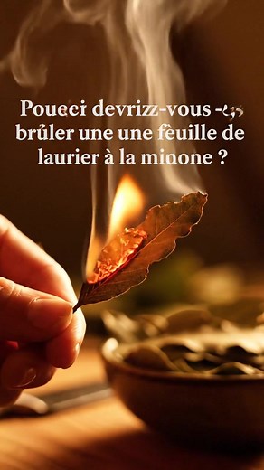Voici 5 choses incroyables qui se produisent lorsque vous brûlez une feuille de laurier à la maison. Voir plus 👉 | Maison & Jardin Astuces