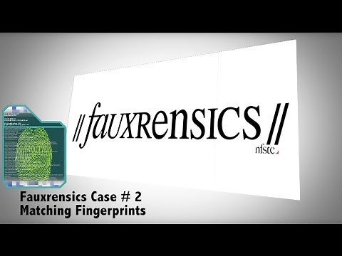 Fauxrensics | Case #2 | Matching Fingerprints