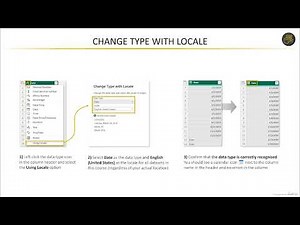 Change Type with Locale in Power BI | Fix Date & Number Format Issues