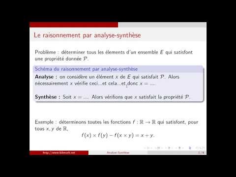 Raisonnement par analyse-synthèse