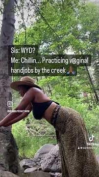 Practicing v@ginal handjobs - Pompoir in nature