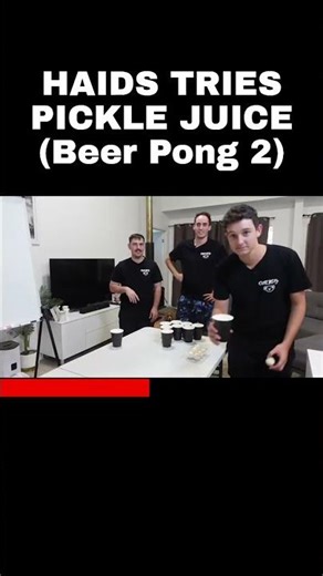 Beer Pong Forfeit: The Pickle Juice Challenge 🥒