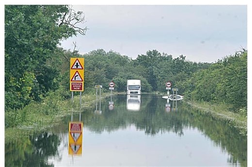Video: Doncaster road repeatedly hit by flooding is re-opened