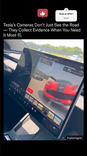 How Tesla’s Camera System Works 🤔 ? #car #technology