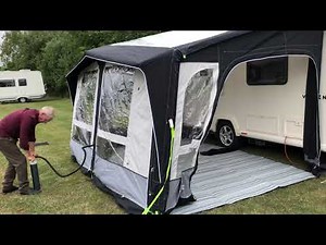 Inflating a kampa club air pro 390 awning