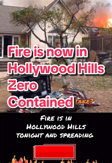 What would you take? #California #CaliforniaFire #HollywoodHills #BreakingNews #Wildfire #fire