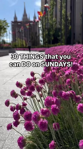 30 THINGS that you can DO on SUNDAYS! I can send you this list put FUN Outdoor Adventures 1 Hike the Bonneville Shoreline Trail – Various entry points from Ogden to Provo 2 Visit Bridal Veil Falls – A short, scenic stop in Provo Canyon 3 Walk or bike the Provo River Trail – Ideal for strollers, scooters, or bikes 4 Explore Antelope Island State Park – Open Sundays, with bison and beautiful lake views 5 Go to Big or Little Cottonwood Canyon – Easy hikes like Donut Falls or strolls around Silver L