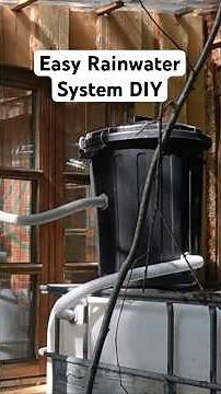 DIY Rainwater Filter for My Off-grid Cabin #offgridliving #rainwatercollection