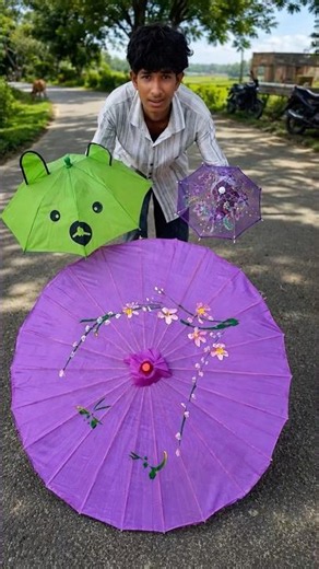 Small Umbrella Vs Big Umbrella Test 🌧️🔥