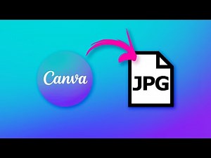 How to convert image to jpg in Canva