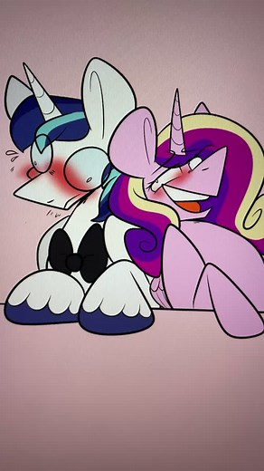 Too much fun juice #mlp #mlpfandom #mylittlepony #princesscadence #shiningarmor