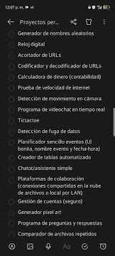 💡 Ideas de Proyectos para Programar 💻
