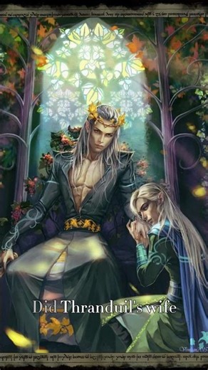 What Really Happened to Thranduil’s Wife? #LOTR #Elves #Shorts