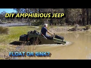 Homemade Jeep Really FLOAT? Mini Beep DIY Amphibious Willys Jeep
