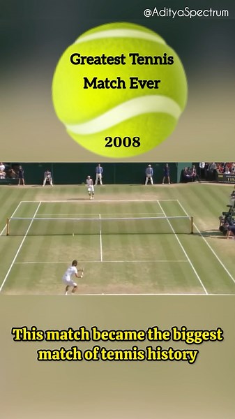 Greatest Tennis Match Ever । Epic Wimbledon Final । Watch Full Video #shorts