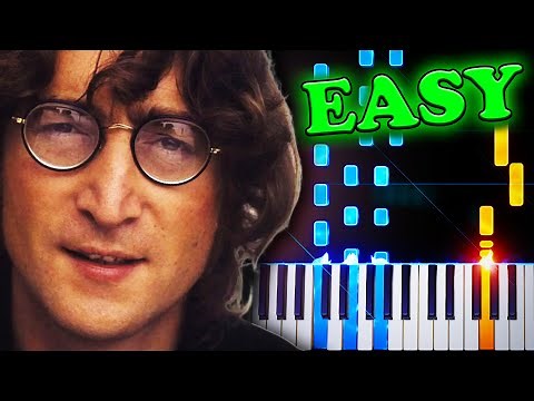 John Lennon - Imagine - EASY Piano Tutorial