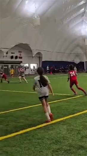 Playing 2 years up…9 year old DOES this!😳⚽️#unstoppable #youtubeshorts #soccerhighlights