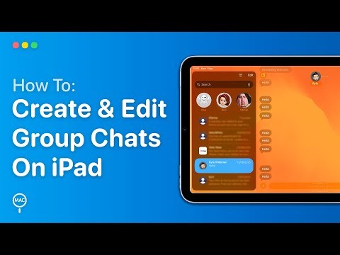 iPadOS 26: How To Create & Edit Group Chats On iPad