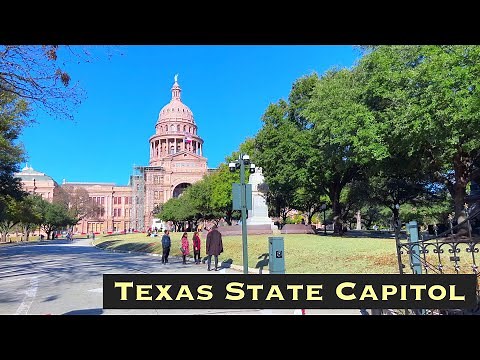 Texas State Capitol Building Inside Tour, Austin | 4K