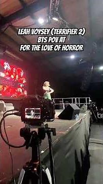 Leah Voysey (terrifier 2) slays at FOR THE LOVE OF HORROR in Manchester #terrifier