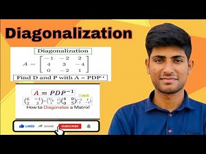 Diagonalization With Easy Steps 🥶 || Most easy method 2025