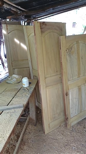 Solid wood doors #short #bkcarpenter #woodendoor #woodworking