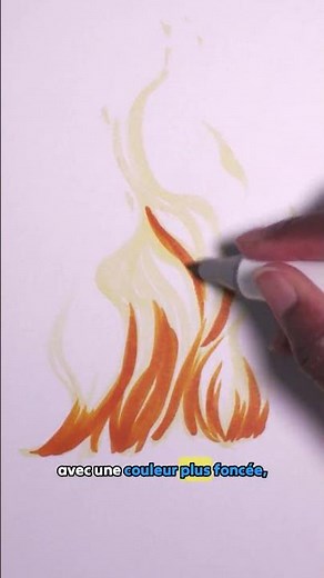 🔥Les flammes aux feutres à alcool🔥