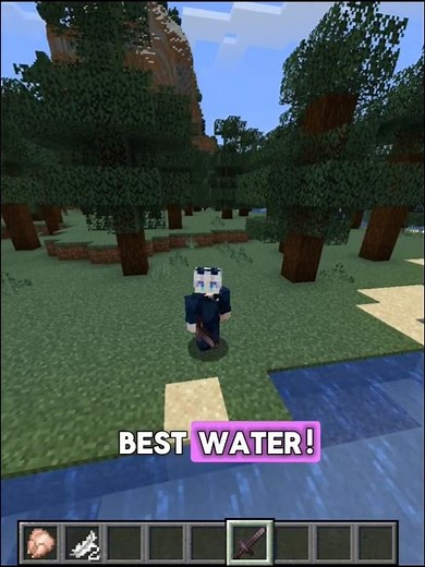 I tested the top minecraft shaders to see which one has the best water ! #minecraft #minecraftshorts