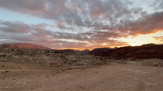 Sunset moment in Petra | Petra,Jordan: A Wonder of the World