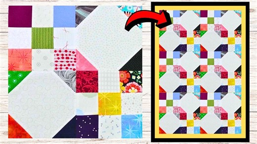 Beginner-Friendly Scrap Buster Quilt Block Tutorial