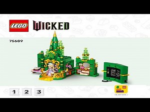 🧹 LEGO instructions 🧹 Wicked 🧹 75689 🧹 Emerald City & Kiamo Ko Castle 🧹 Book 1 🧹