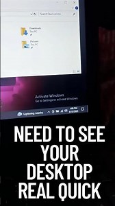 How to Bring Desktop With Keyboard Shortcut| Keyboard Shortcut to Bring Desktop Instantly