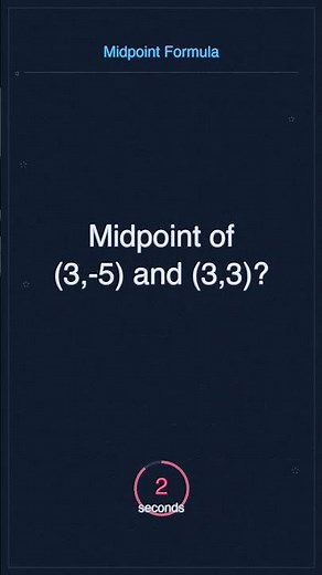 This Midpoint Formula problem trips up most students 😤