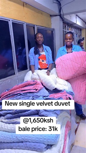 New Single Velvet Duvet — Soft Bedding at 1,650 Ksh