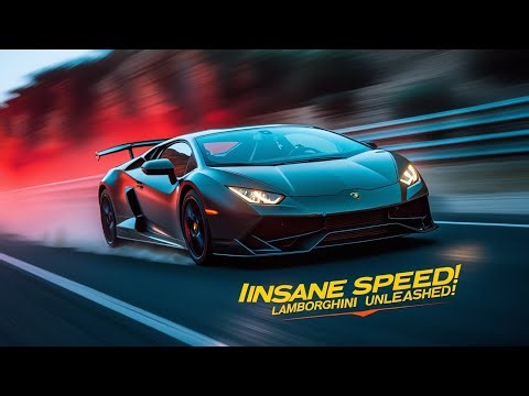 Unleashing the Beast: Lamborghini in Action! | 4K