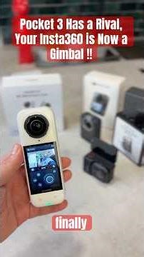 Your 360 is Now a Gimbal 🤯Game Changer New Mode Unlocked! Pocket Rival? #djiosmopocket3 #insta360