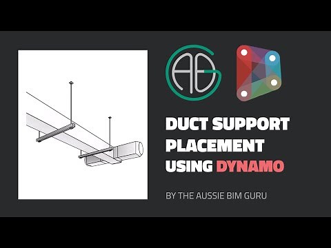 Duct support placement using Dynamo!