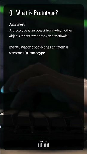 📚 What is Prototype in JavaScript? #coding #frontend #codeflow