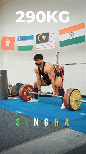 Sourav Singha Rajput on Instagram: "290 kg at rpe 5-6 , slowly building towards 320 kg + pull. No hype , no pressure, just deep love and alertness with the process. 🤝 #deadlift #gymtime #powerlifting"