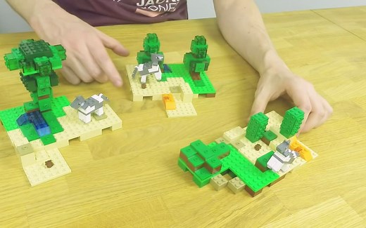 乐高我的世界21135手工盒2.0 套装展示【乐高官方油管视频搬运】