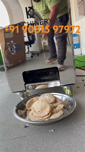New small compact size ￼chapati roti making machine #food #machine #machine #streetfood #new
