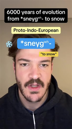 how we got snow #linguistics #history #language #etymology | etymology