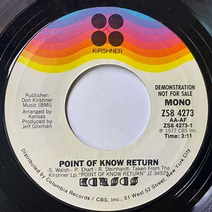 Kansas - Point Of Know Return