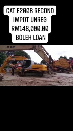 4.2K views · 40 reactions | #Ws+60162818987 CATE200B Recond Impot Unreg RM148,000.00 Boleh Loan #constructionmachineryparts #kontraktoribs #imjenteraberat #sumitomoexcavator #kontraktorrumah #CONSTRUCTIONEQUIP #sawitmalaysia #excavatorhire #SanyExcavator #excavatorparts #cate200b | I.Mahani Jentera Berat (Heavy Machineries. | Facebook