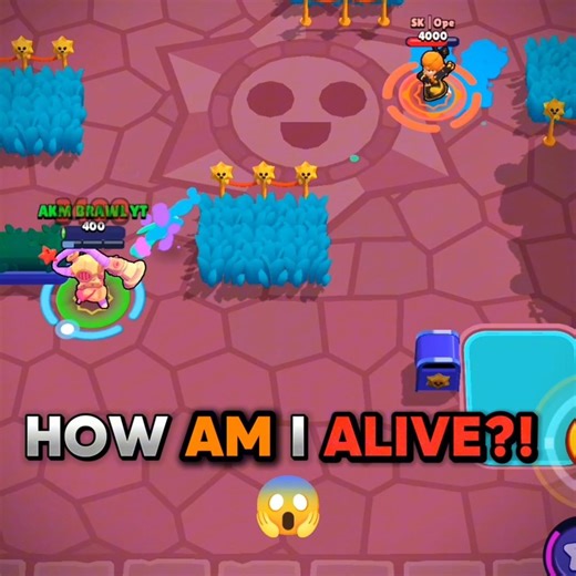 I survived on 1 HP! 😱 Piper is CRYING! #brawlstars