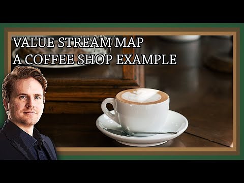 Value Stream Map (VSM) Example for A Coffee Shop