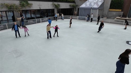 Ice rink at Rockefeller Center now open