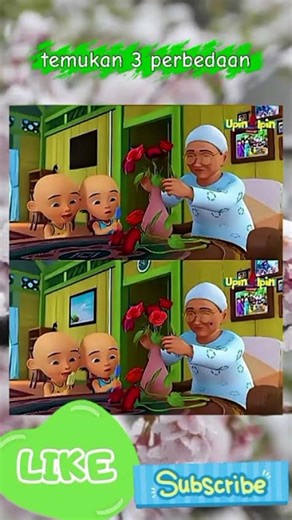 Temukan perbedaan gambar upin Ipin #corotan #upinipin #upinipinterbaru #kartun #upin